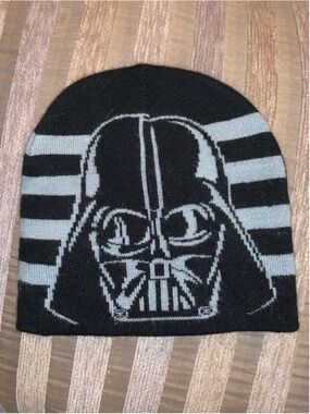 Men's Star Wars Black Gray Darth Vader Beanie One Size